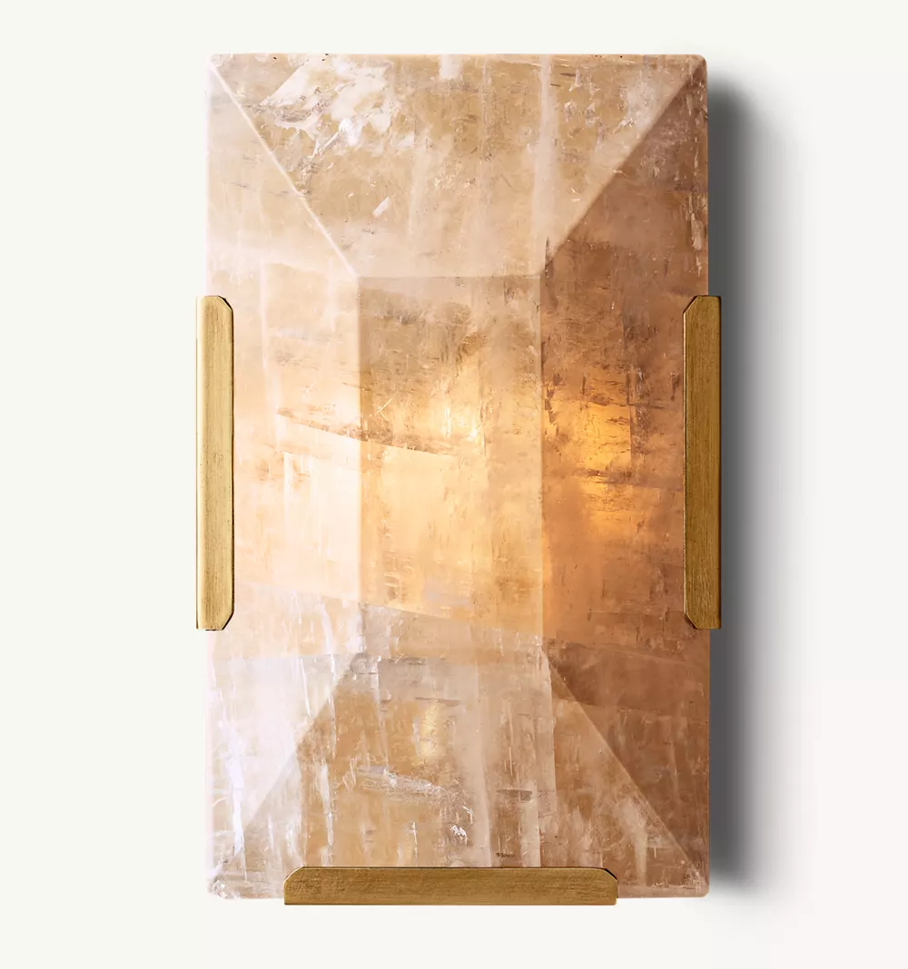 HARLOW CALCITE SCONCE - Image 1