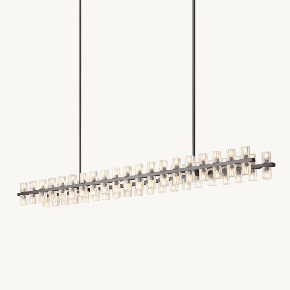 ARCACHON LED RECTANGULAR CHANDELIER 72