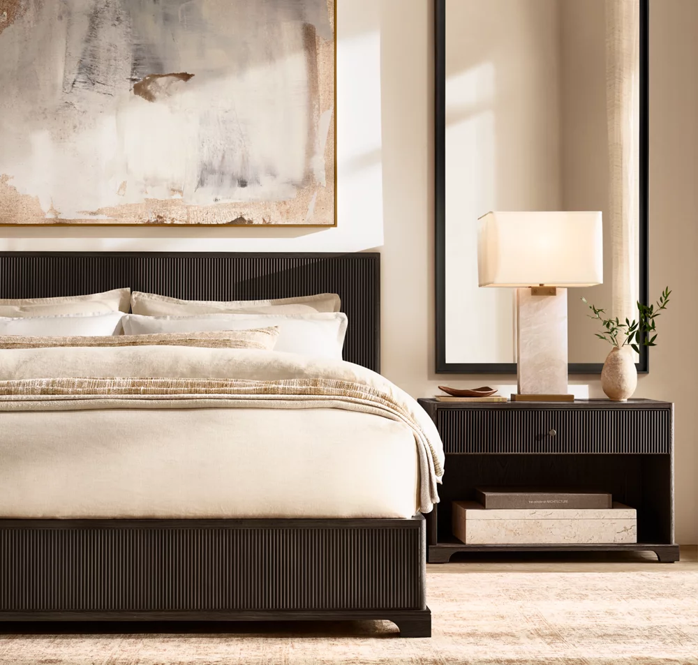 RECTANGULAR COLUMN ALABASTER TABLE LAMP - Image 3