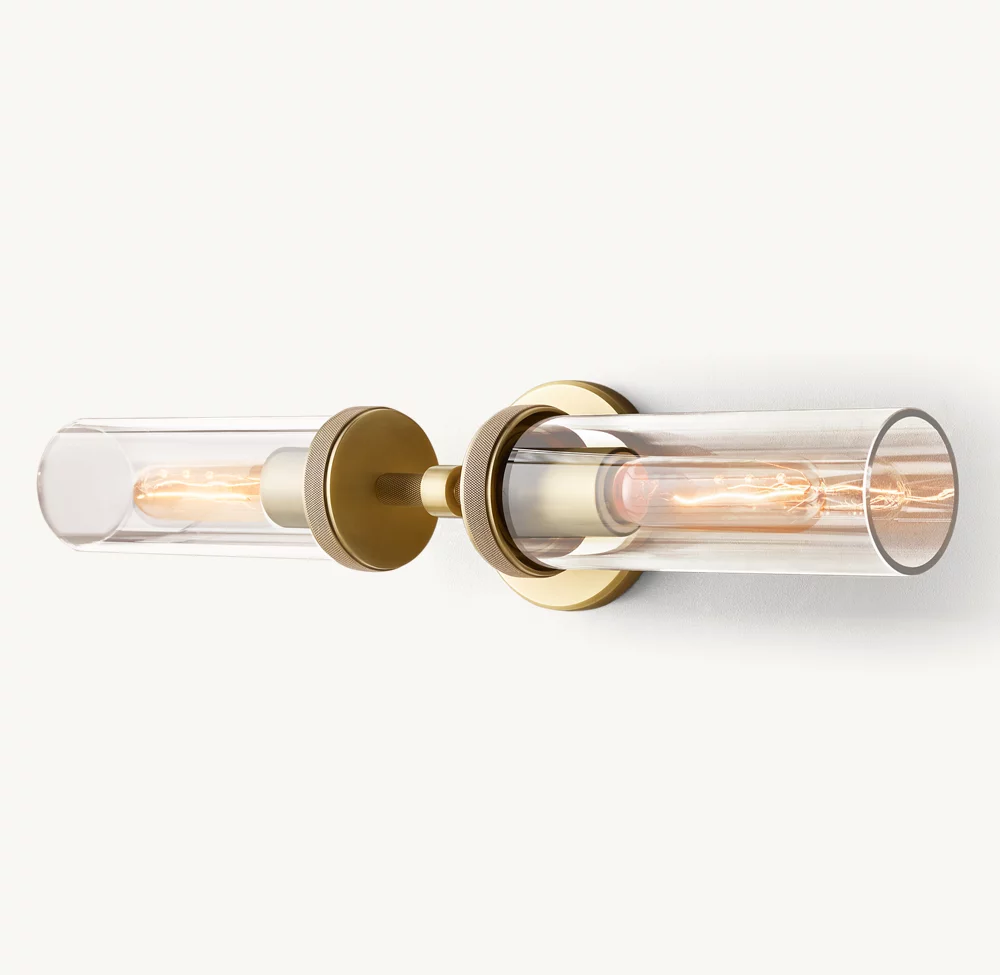 LAMBETH KNURLED LINEAR SCONCE - Image 1