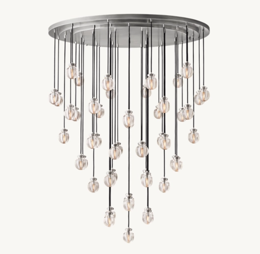 PEARL ROUND CHANDELIER 60