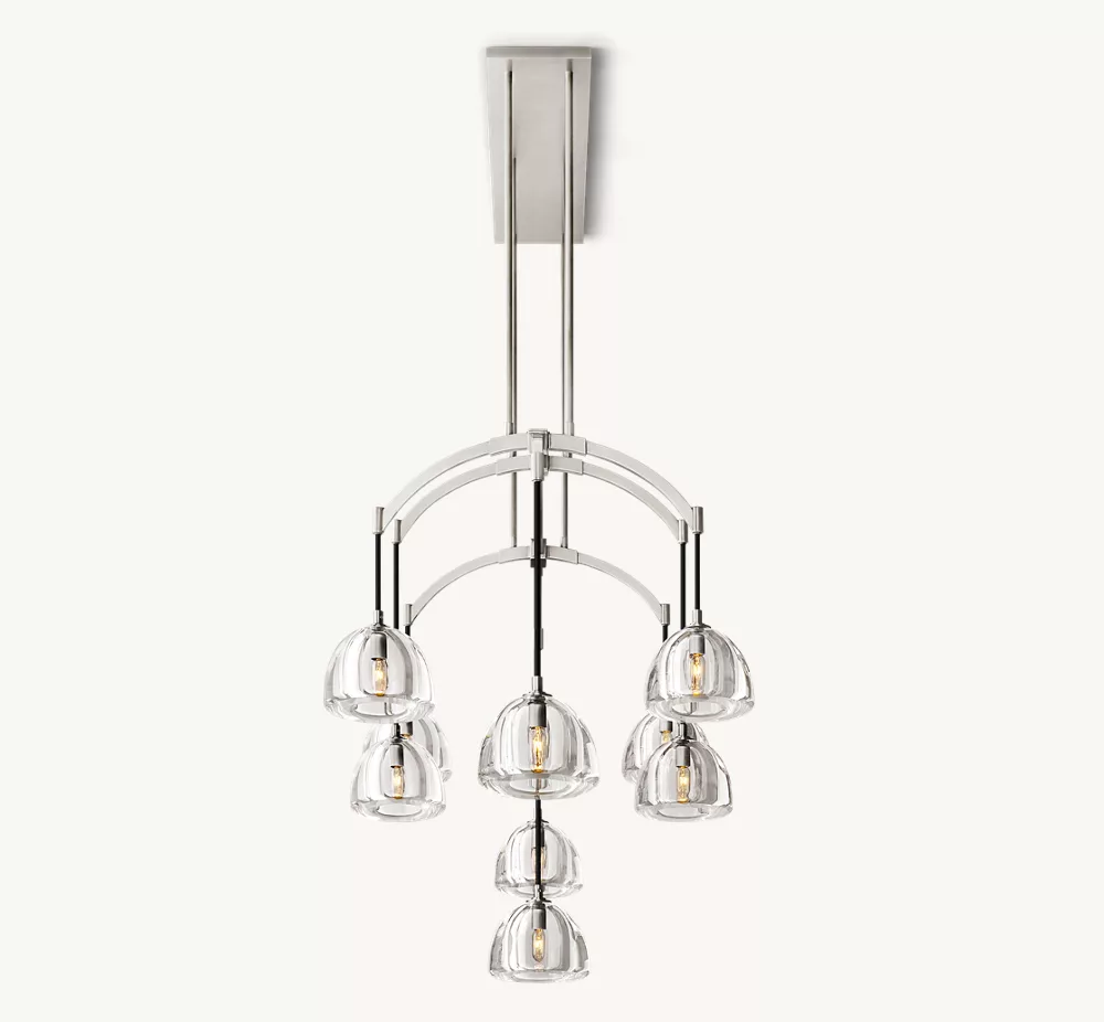 HEMISPHERE LINEAR CHANDELIER 54
