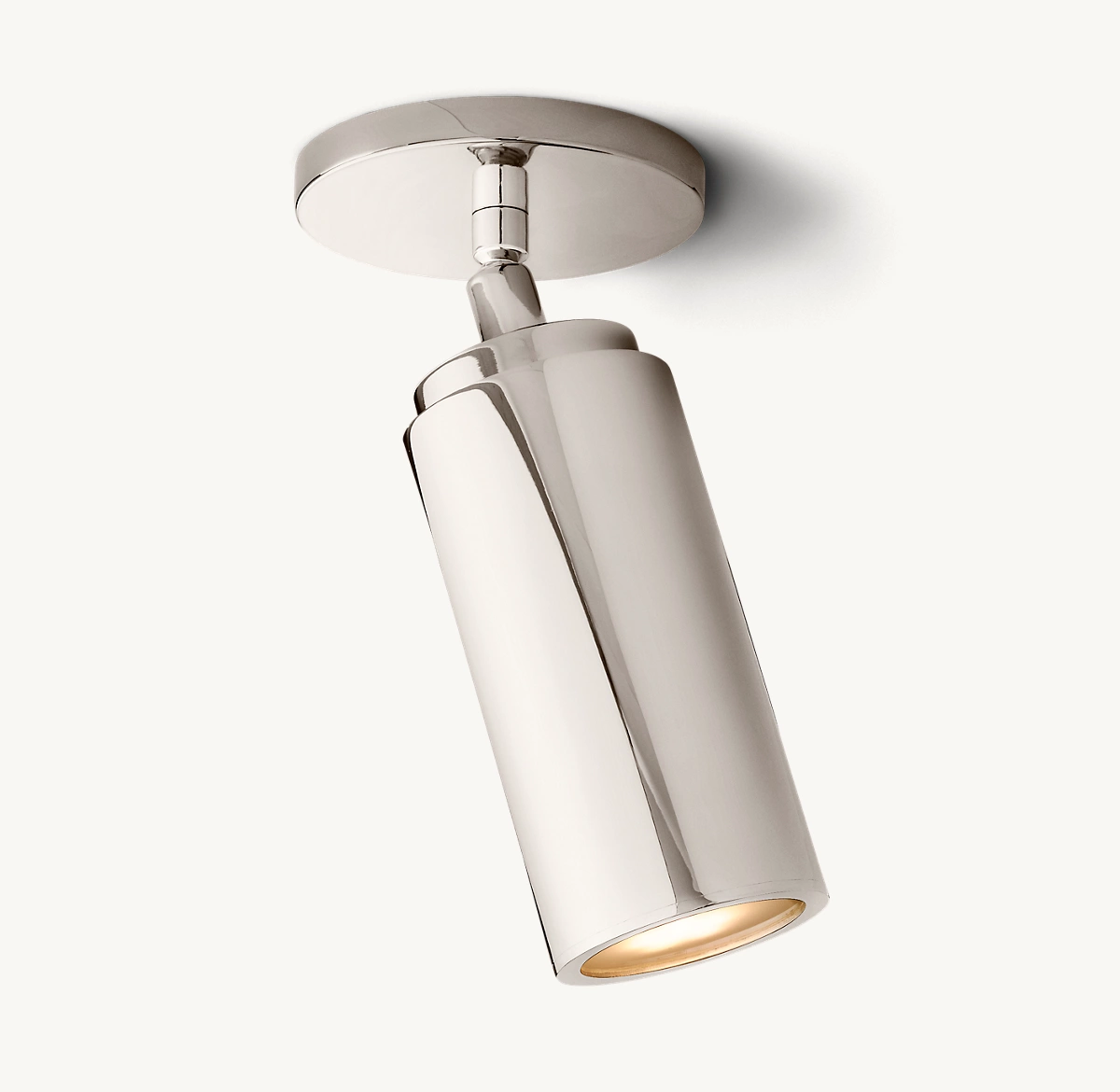 CHAMPEAUX PIVOTING FLUSHMOUNT - Polished Nickel