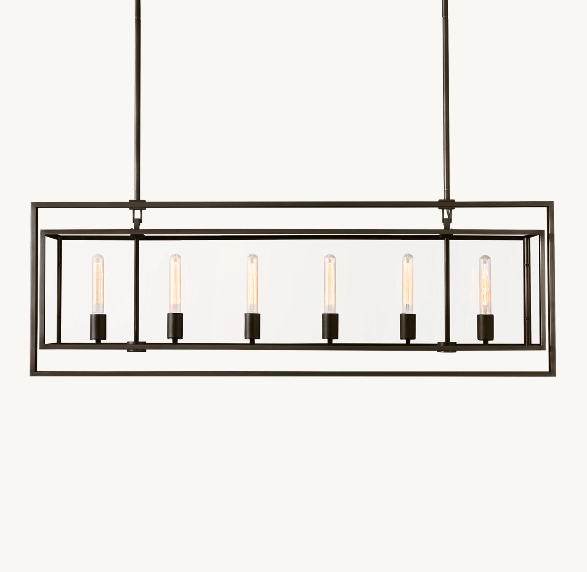 BECKMAN RECTANGULAR CHANDELIER 54