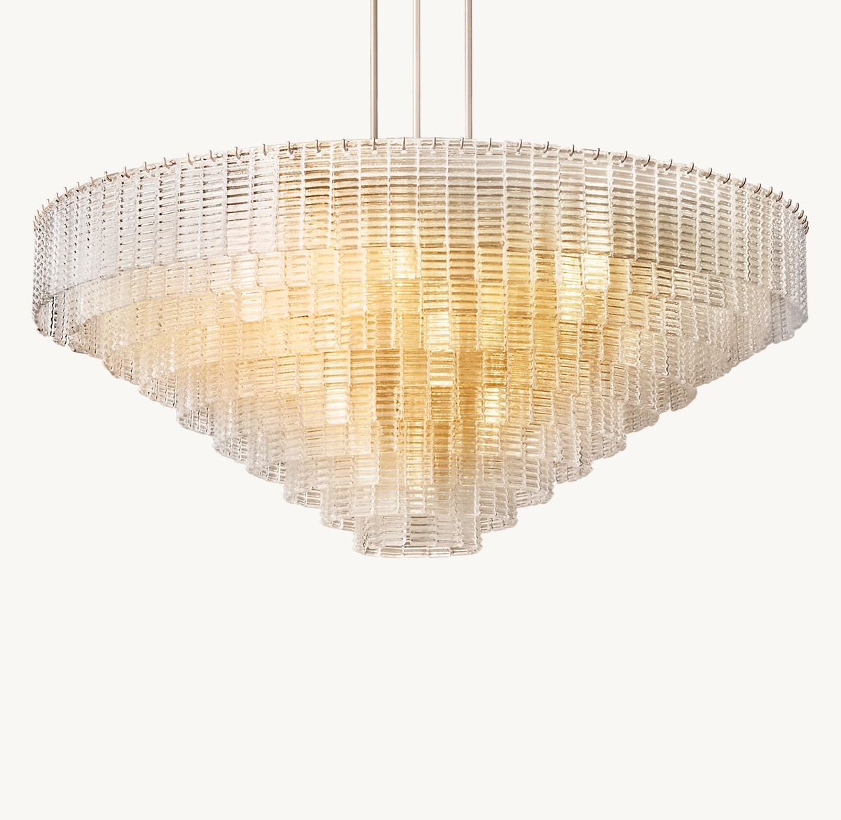 SIRENE CLEAR GLASS ROUND CHANDELIER 65