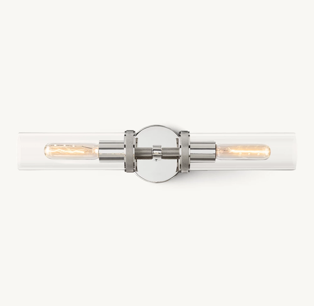 LAMBETH KNURLED LINEAR SCONCE - Image 1