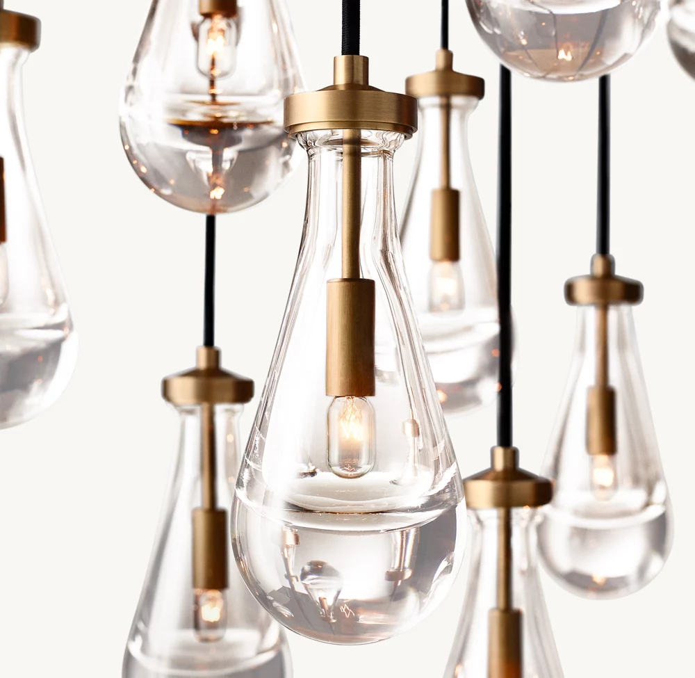 RAIN ROUND CHANDELIER 36