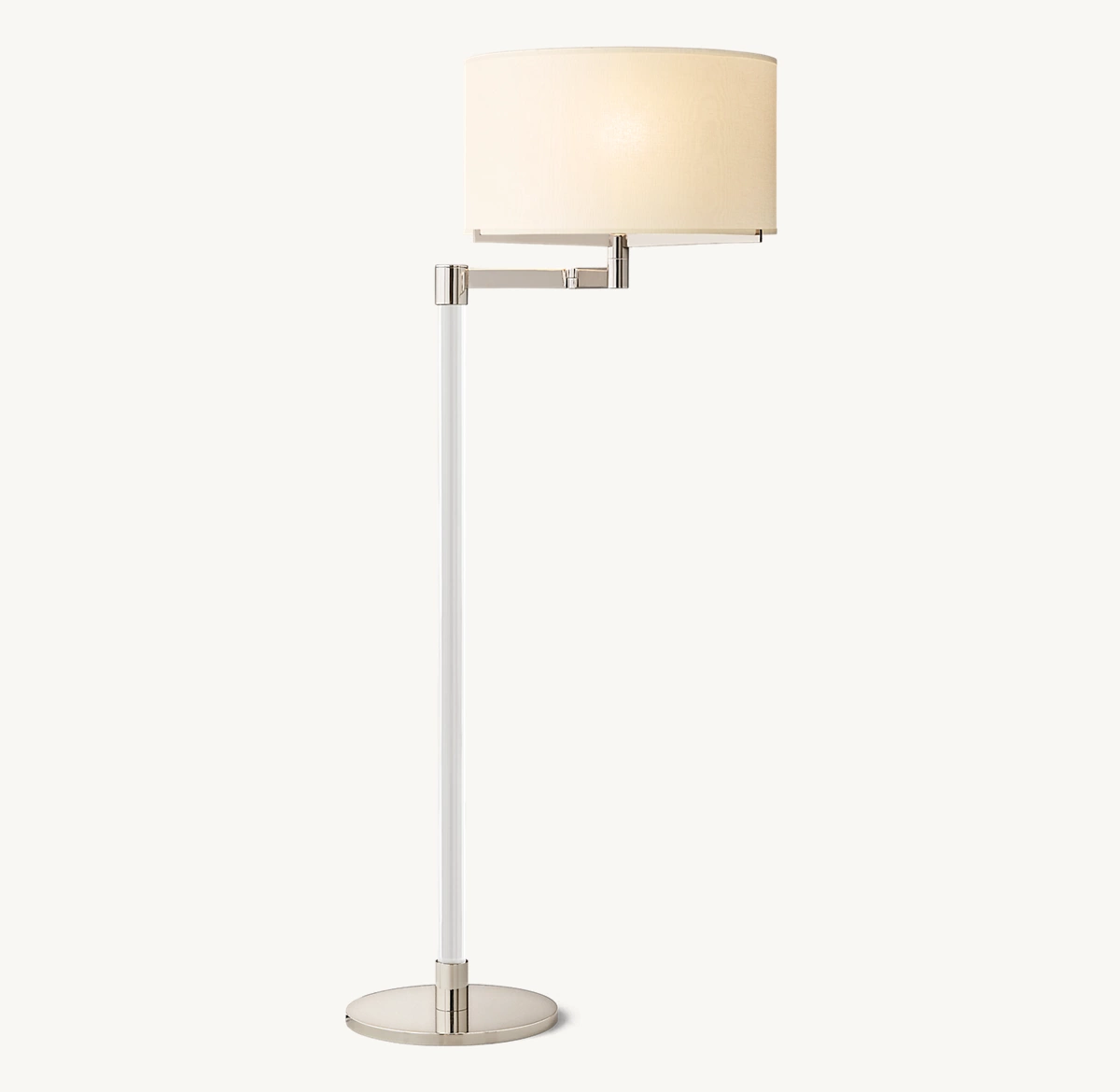 TRUMAN TASK FLOOR LAMP - Polished Nickel