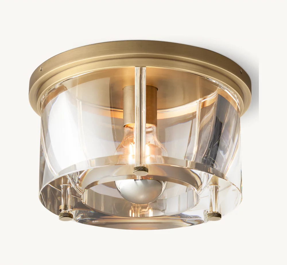 SAVILE ROUND FLUSHMOUNT - Image 1