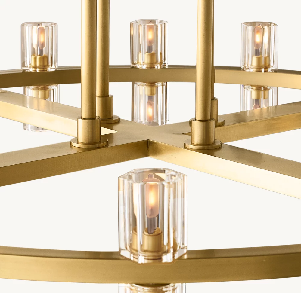 ARCACHON LED ROUND TWO-TIER CHANDELIER 60