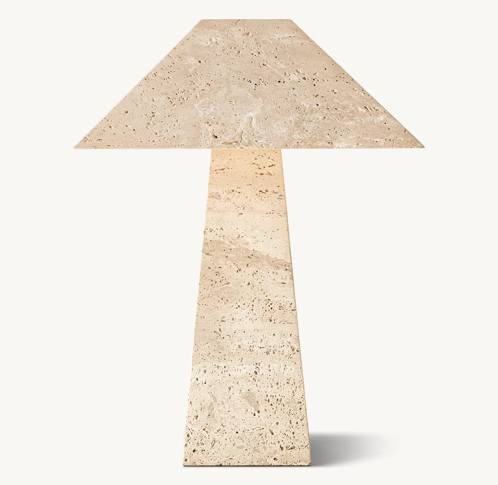 Mycena Obelisk Stone Table Lamp