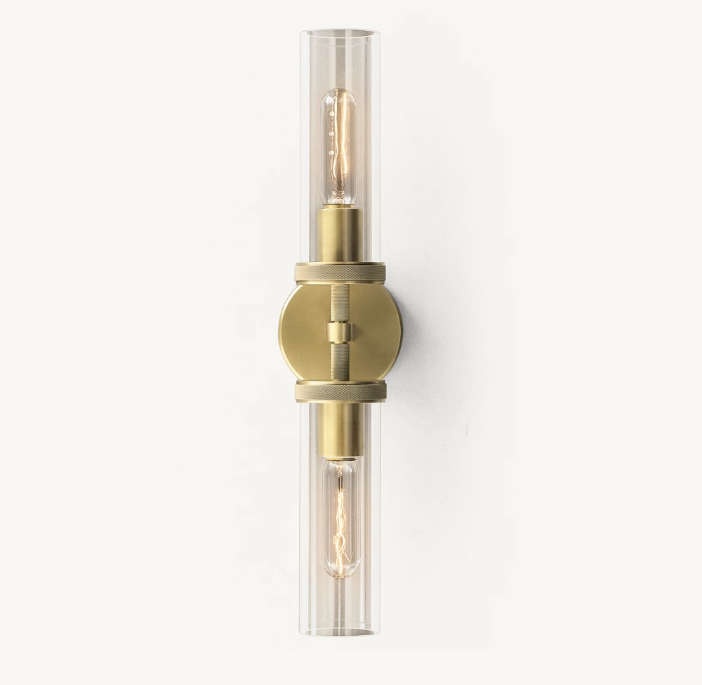LAMBETH KNURLED LINEAR SCONCE - Image 4