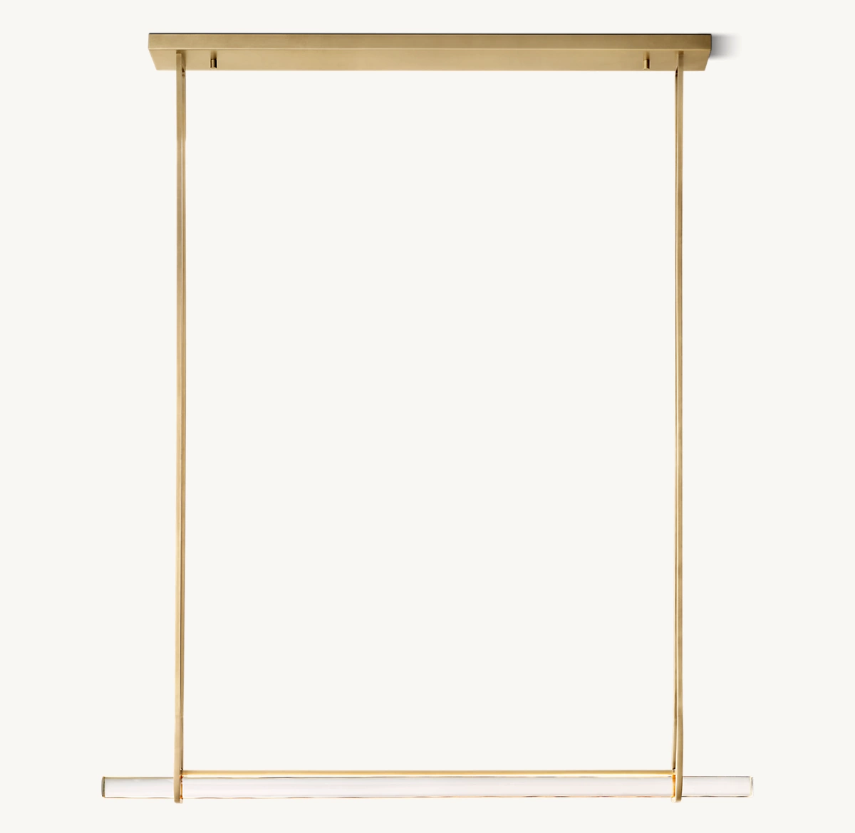 Audubon Single Bar Linear Chandelier 60