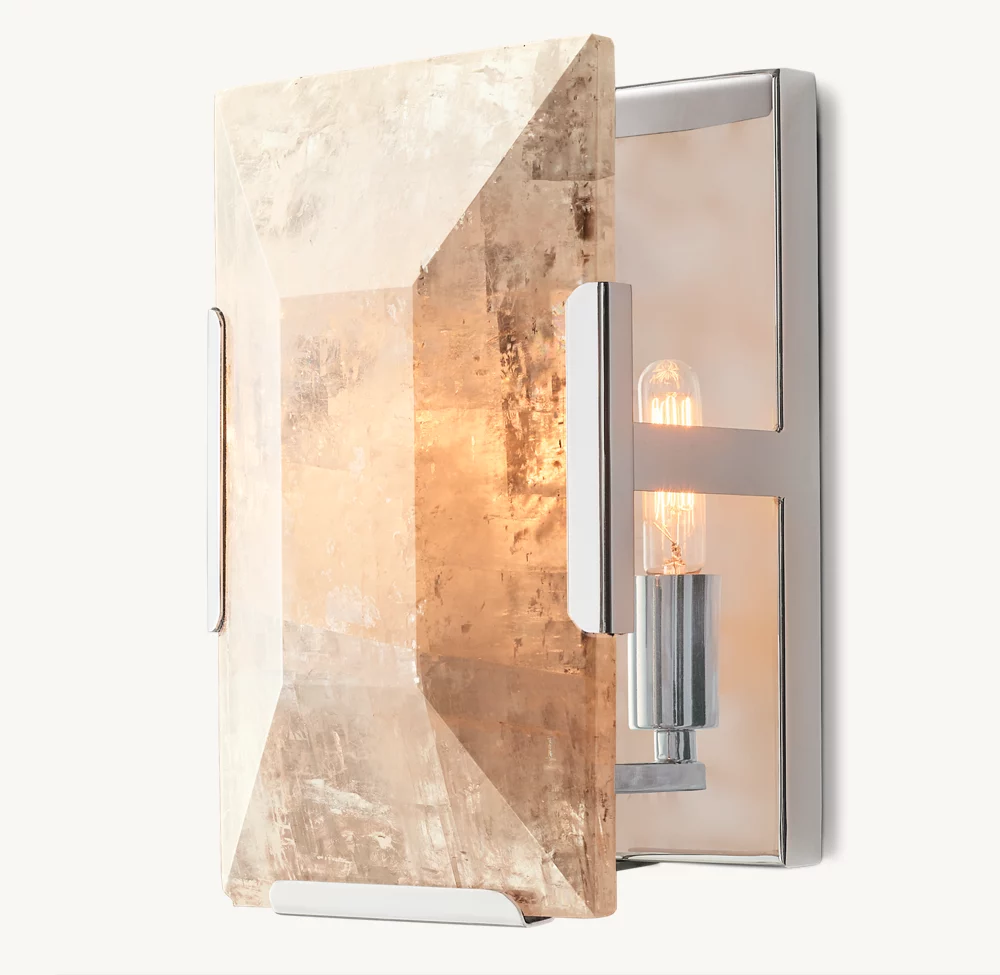 HARLOW CALCITE SCONCE - Image 1