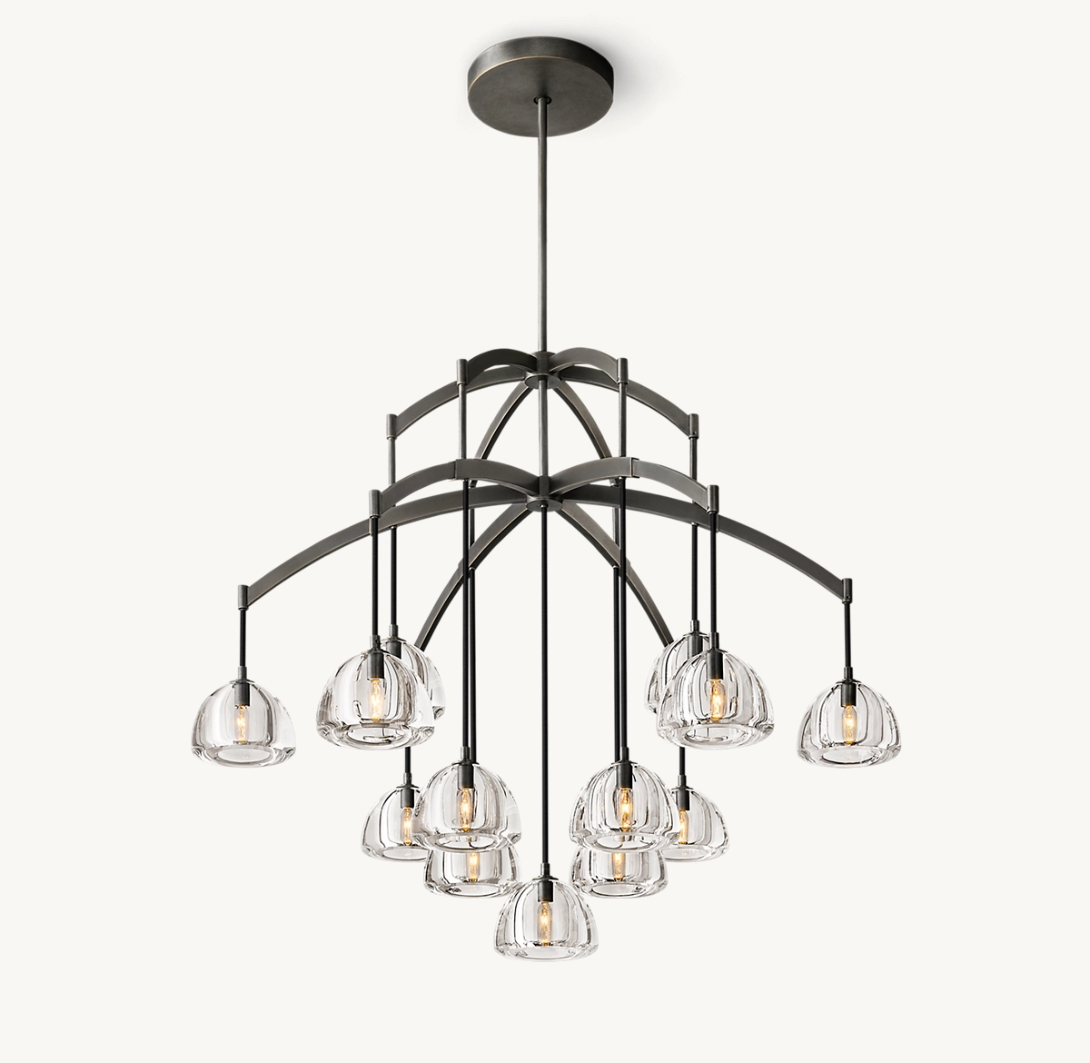 HEMISPHERE ROUND CHANDELIER 48