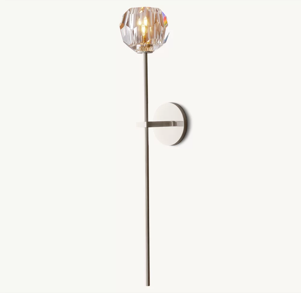 BOULE DE CRISTAL CLEAR GLASS GRAND SCONCE - Image 5