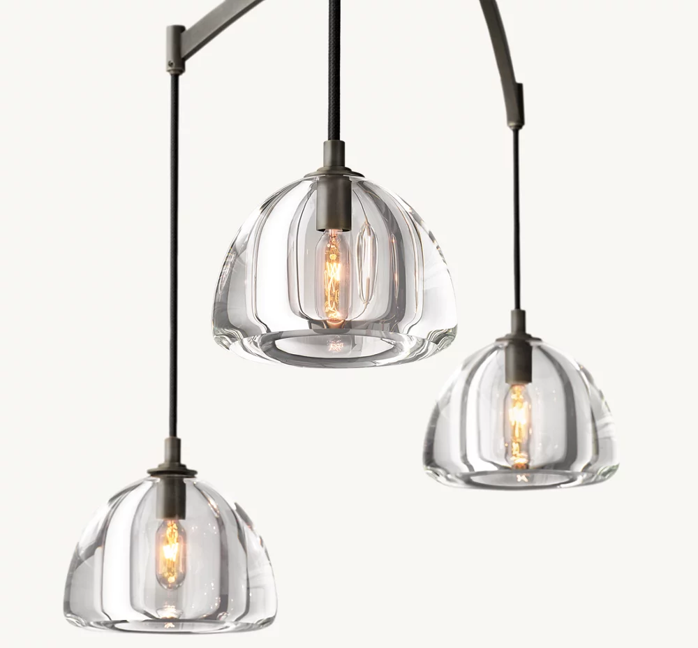 HEMISPHERE LINEAR CHANDELIER 54