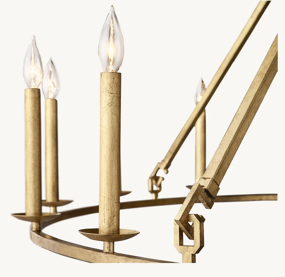 19TH C. ENGLISH OPENWORK TWO-TIER ROUND CHANDELIER 62