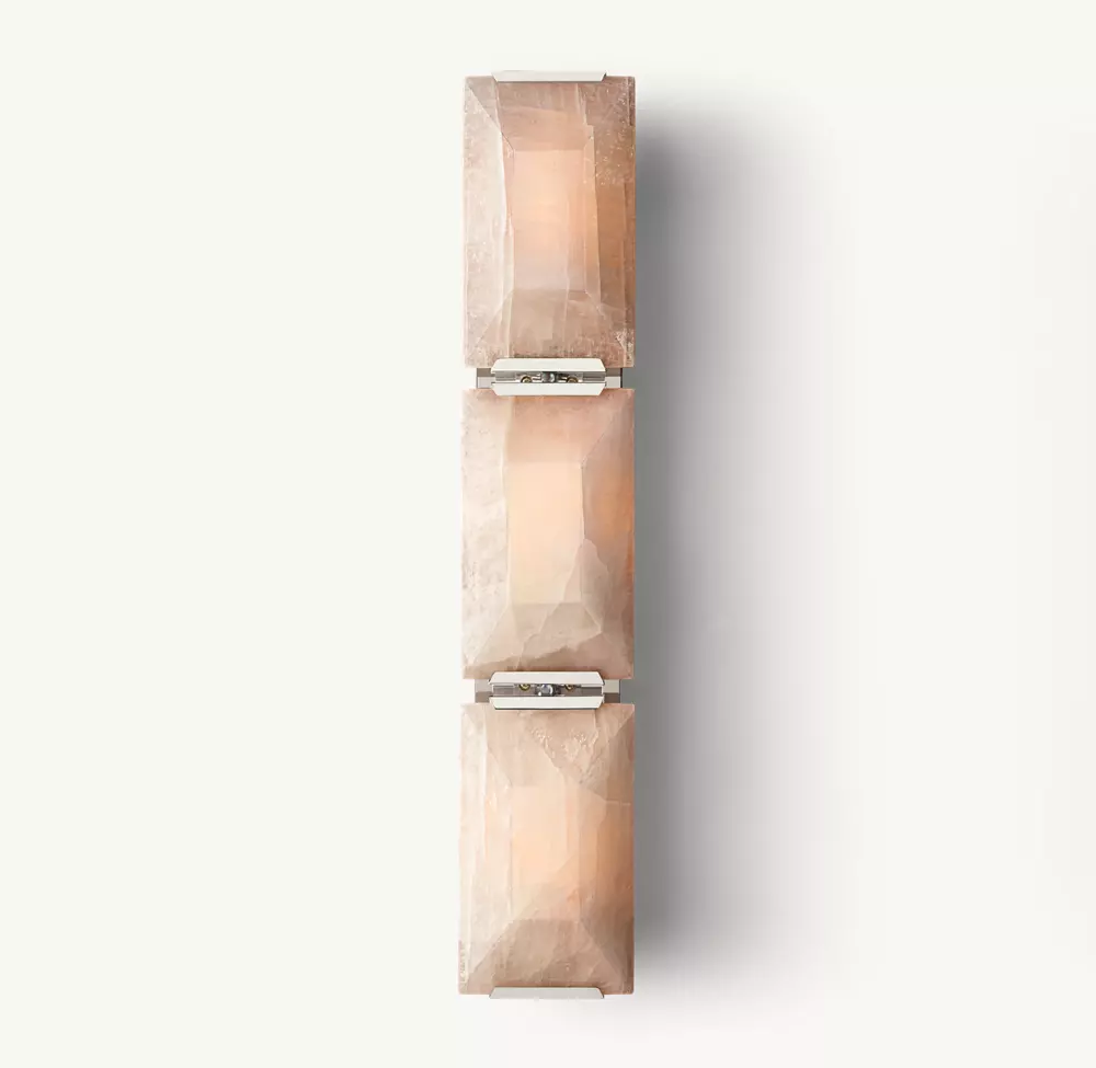 HARLOW CALCITE TRIPLE SCONCE - Image 2