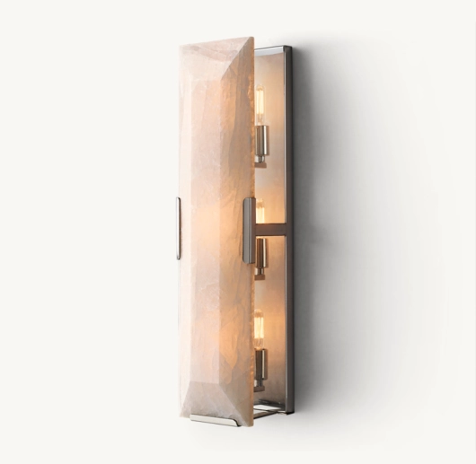 HARLOW CALCITE LINEAR SCONCE
