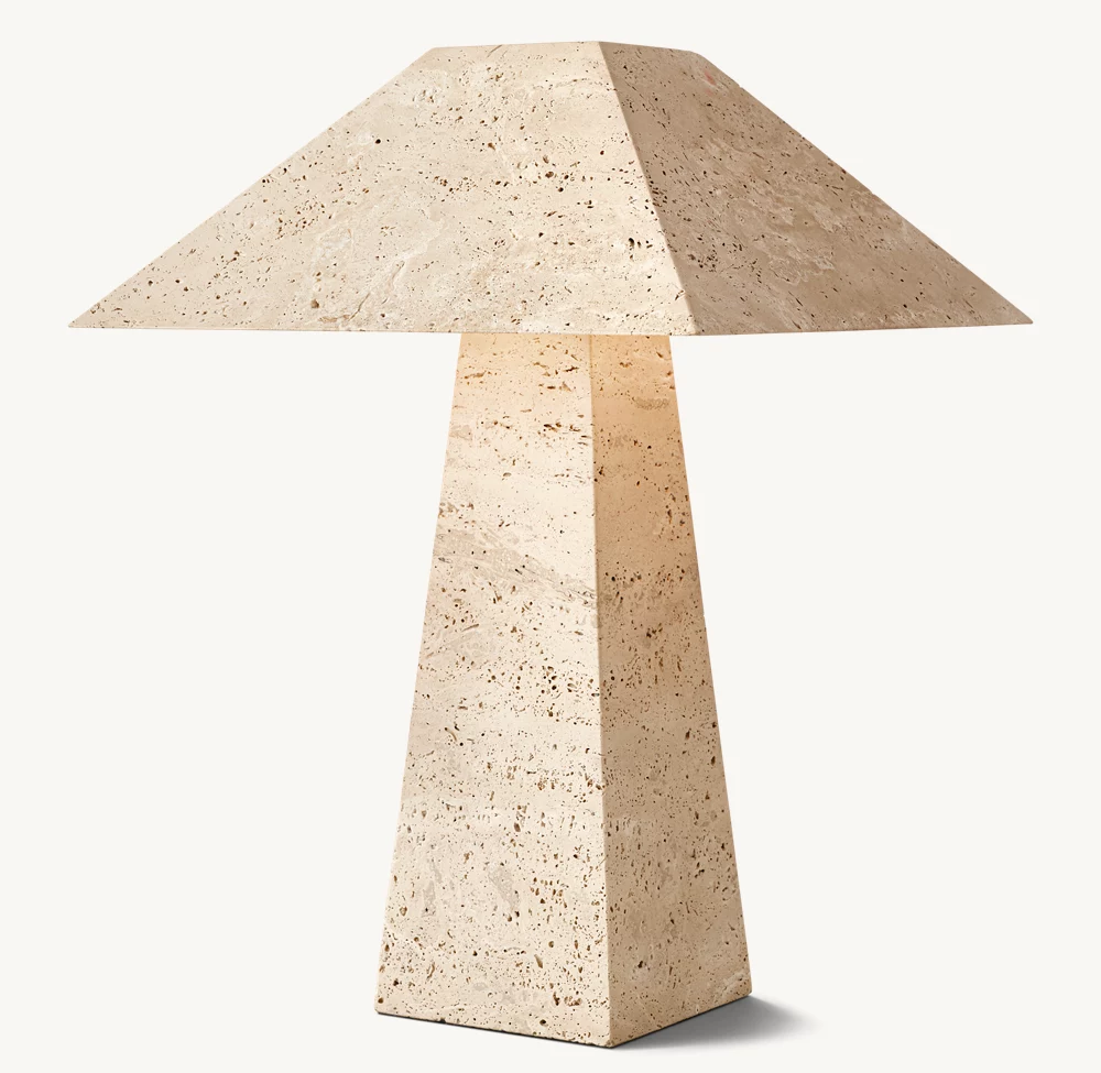 Mycena Obelisk Stone Table Lamp - Image 3