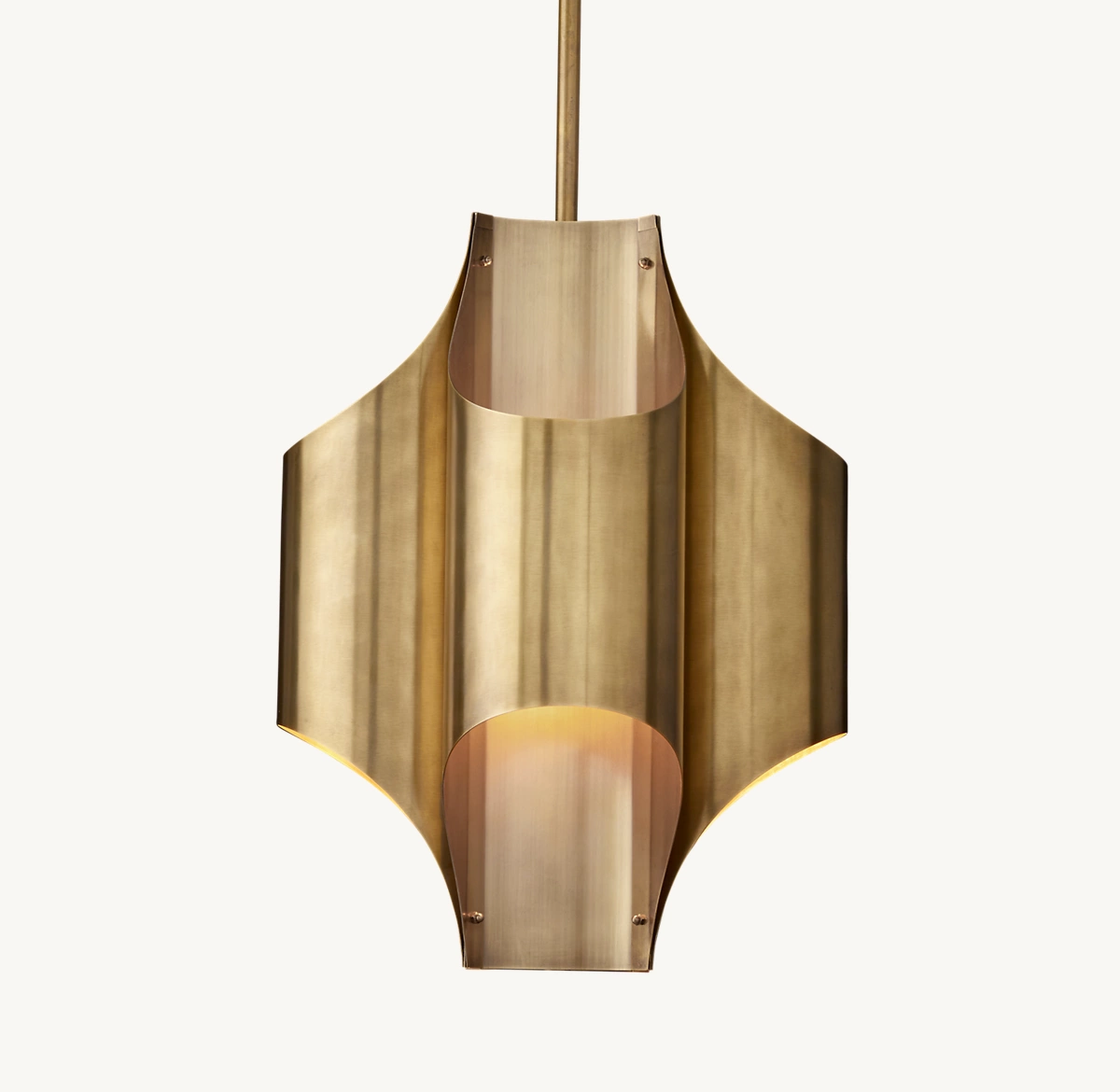 CATHEDRAL PENDANT - Lacquered Burnished Brass
