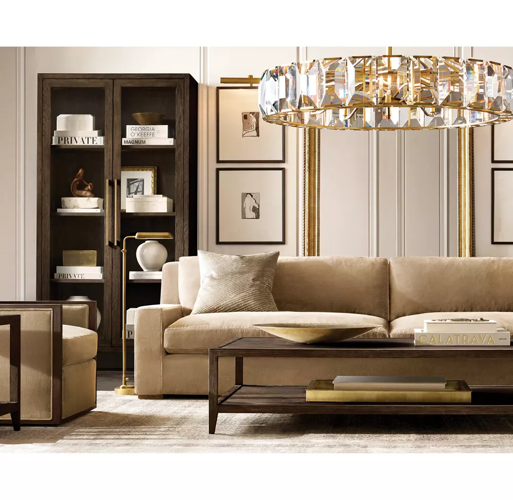 HARLOW CRYSTAL ROUND CHANDELIER 60