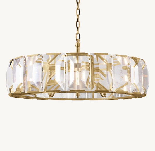 HARLOW CRYSTAL ROUND CHANDELIER 43