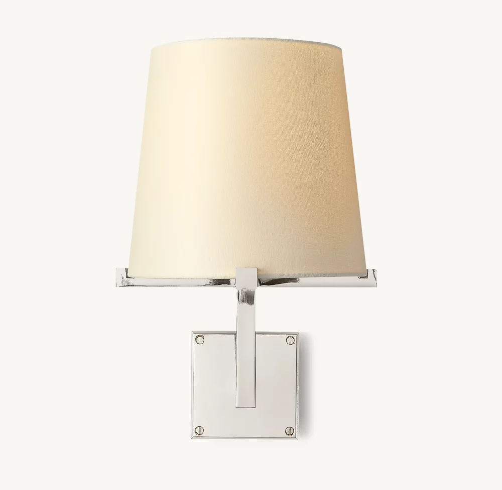 PAUILLAC FABRIC SHADE GRAND SCONCE - Image 2