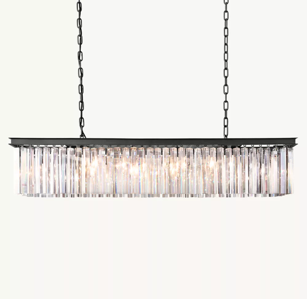 RHYS RECTANGULAR CHANDELIER 49
