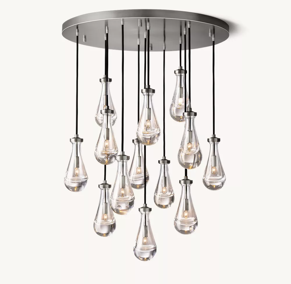 RAIN ROUND CHANDELIER 36