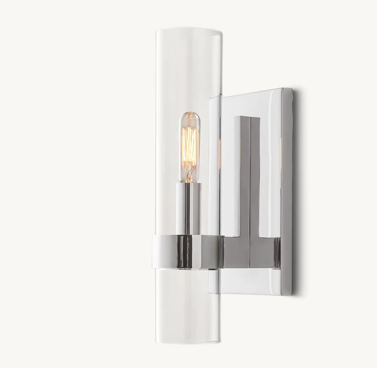 RAVELLE OUTDOOR SCONCE - Polished Chrome