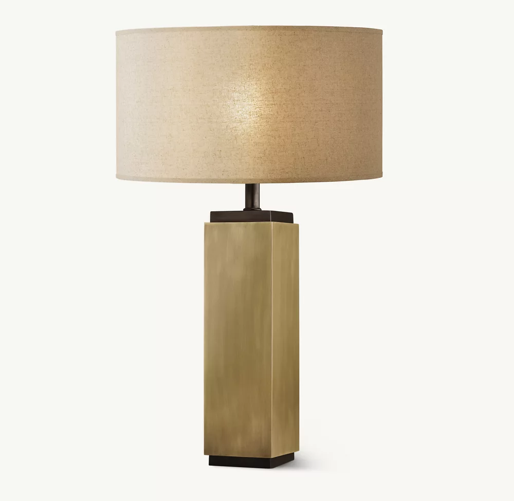 SQUARE COLUMN TABLE LAMP - Image 1