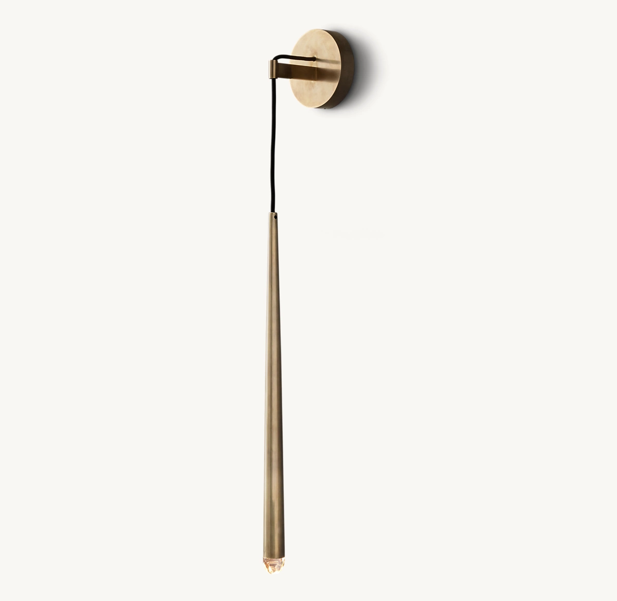 AQUITAINE GRAND SCONCE - Lacquered Burnished Brass