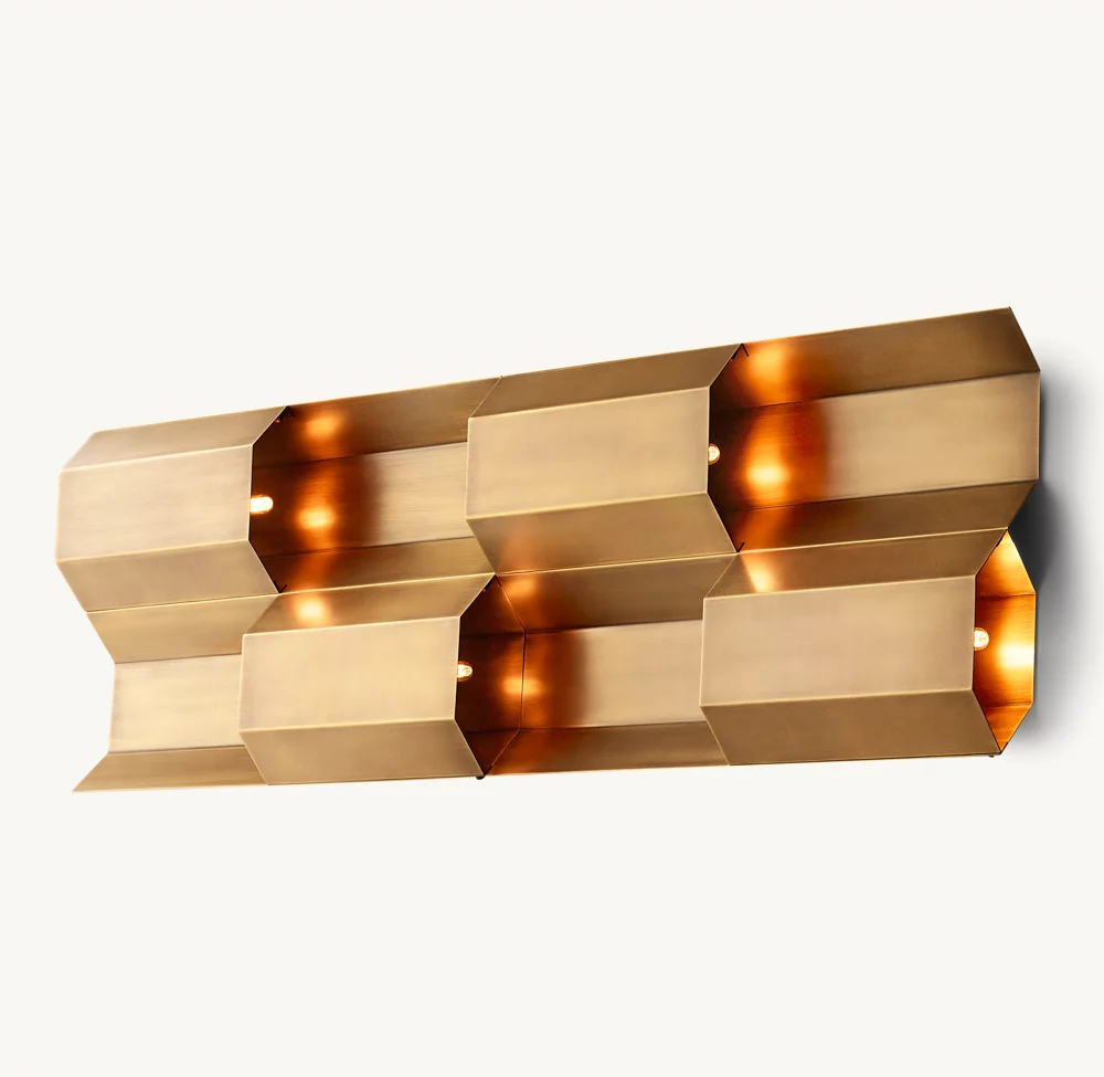 MODERNIST GRID SCONCE - Image 1