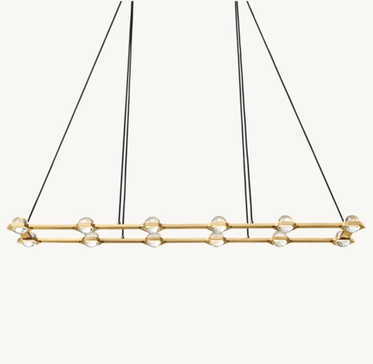 ÉCLATANT RECTANGULAR CHANDELIER 72