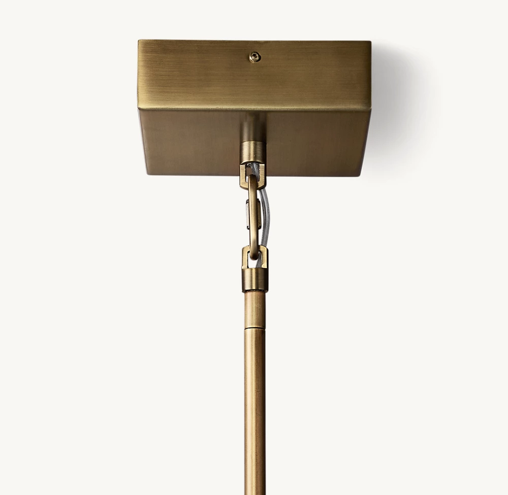 LATTICE CLEAR GLASS PENDANT - Image 3