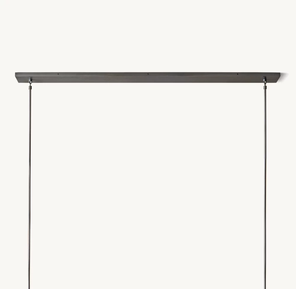 BOULE DE CRISTAL CLEAR GLASS LINEAR CHANDELIER 60