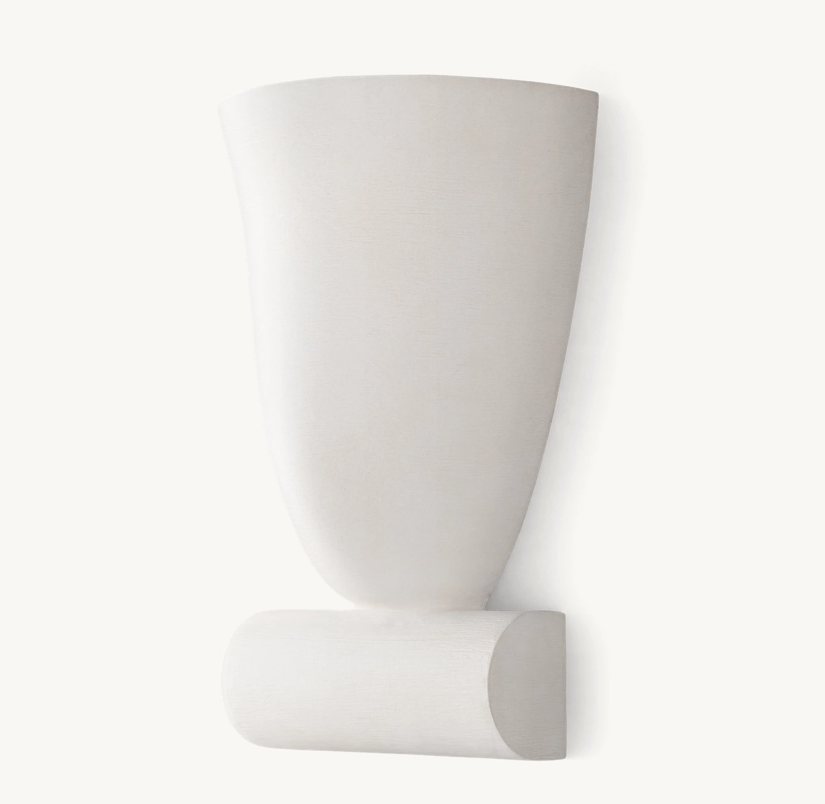 GARONNE GRAND SCONCE - White Plaster