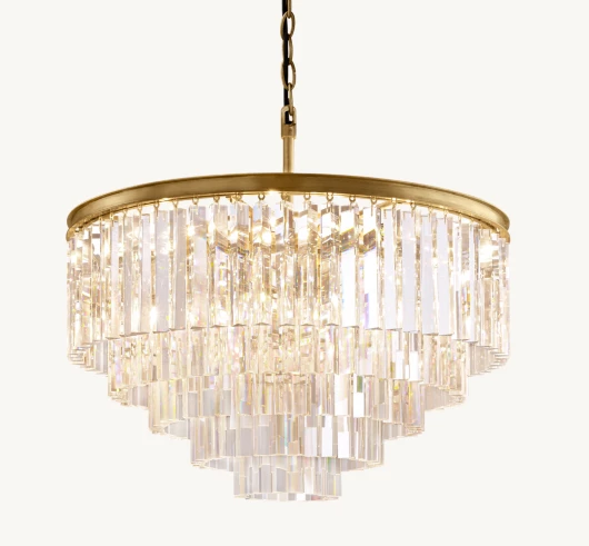 1920S ODEON ROUND CHANDELIER 32