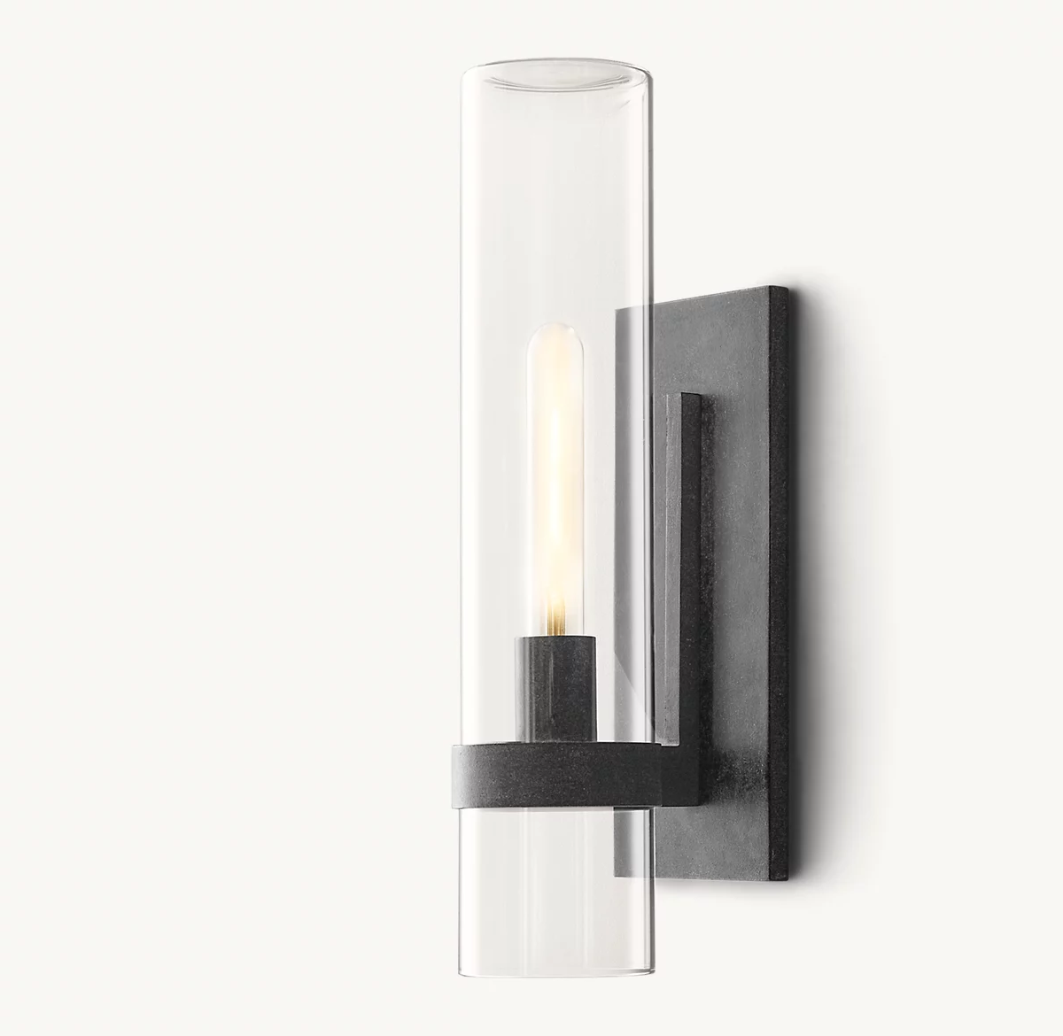 RAVELLE OUTDOOR SCONCE - Weathered Zinc