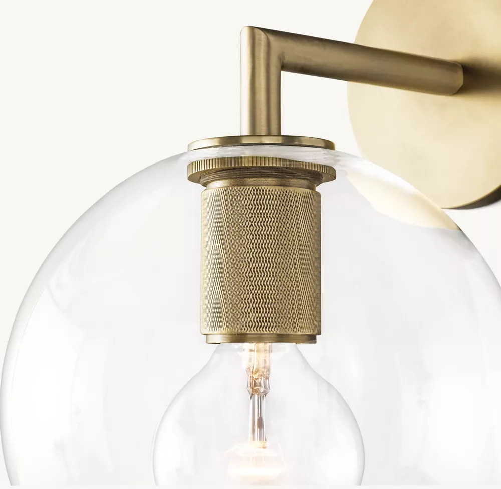 UTILITAIRE GLOBE SHADE SCONCE - Image 2