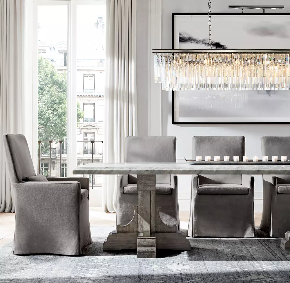 1920S ODEON RECTANGULAR CHANDELIER 59