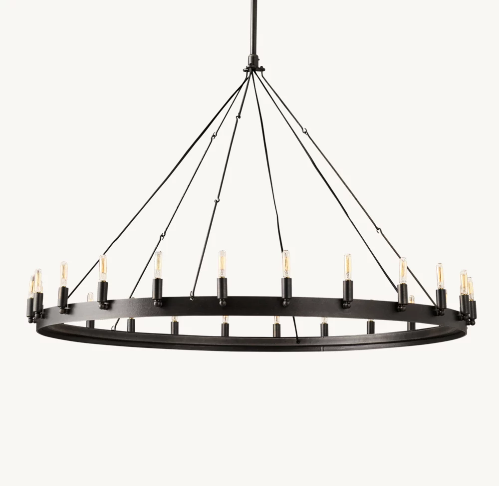 CAMINO VINTAGE FILAMENT ROUND CHANDELIER 50