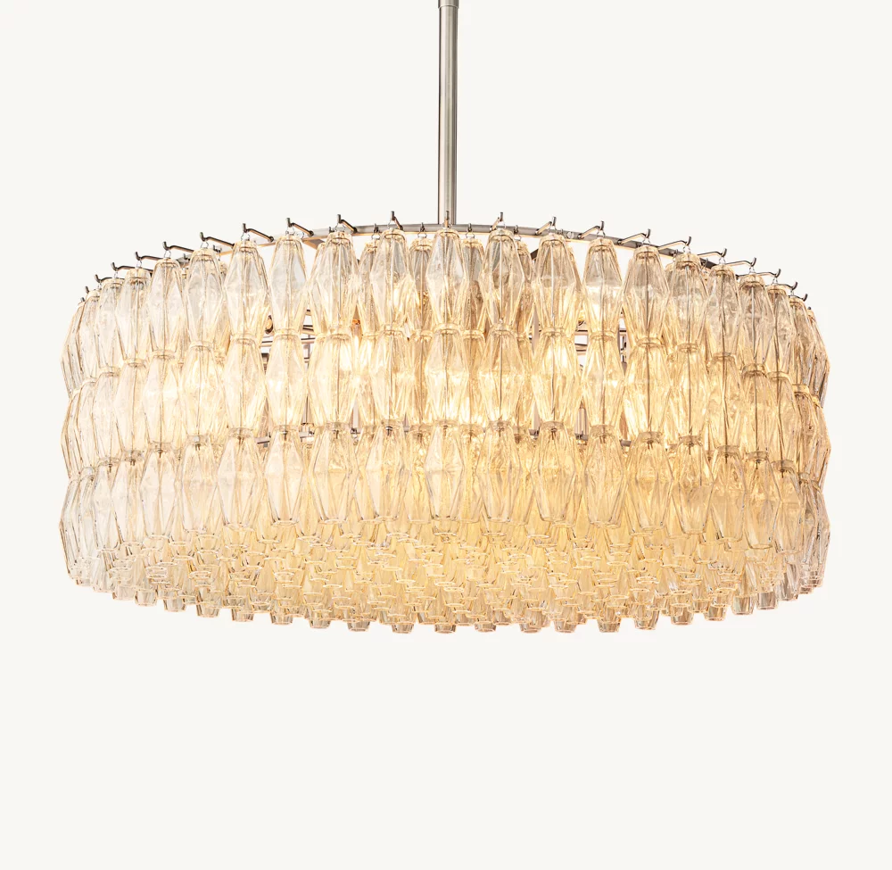 CHIARA CLEAR GLASS ROUND CHANDELIER 47