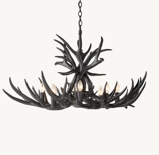 NATURAL ANTLER CHANDELIER 36