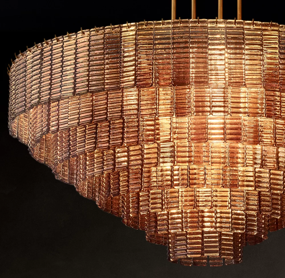 SIRENE CLEAR GLASS ROUND CHANDELIER 41