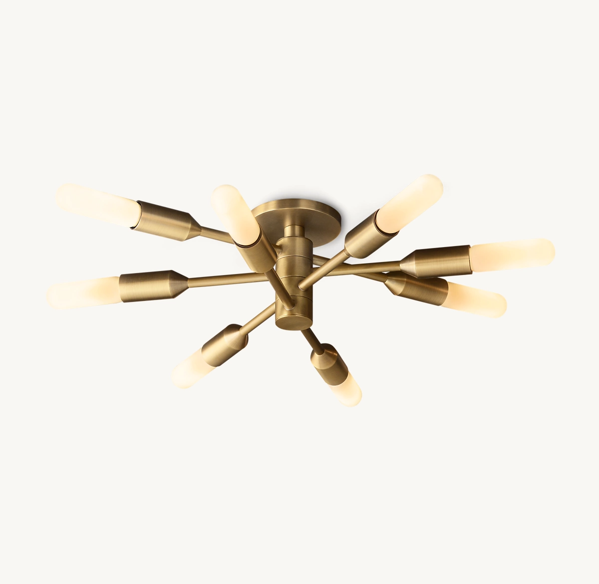 ARNAUD FLUSHMOUNT - Lacquered Burnished Brass