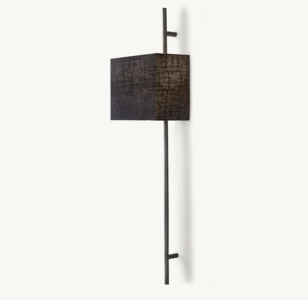 VELA OCTAGONAL BAR SCONCE - RECTANGULAR SHADE - Image 3