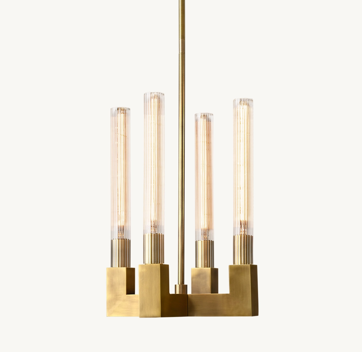 CANNELE PENDANT - Lacquered Burnished Brass